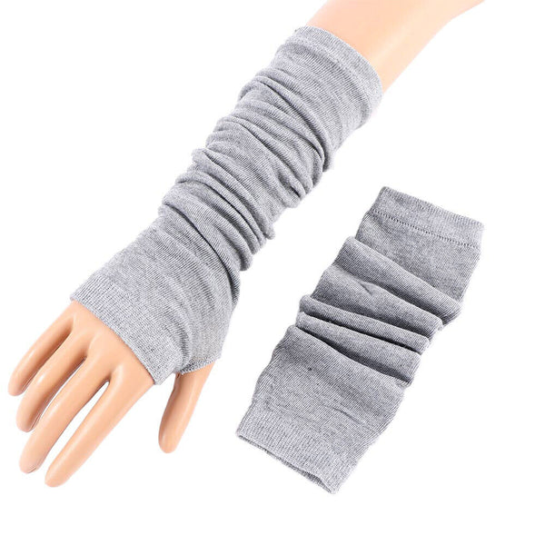 Stretchy Arm Warmers Long Fingerless Gloves Fashion Mittens Women Hot clothing