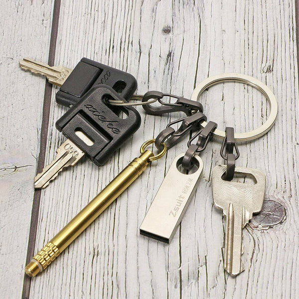 10/20X Mini Carabiner Alloy Key Buckle Keychain Snap Spring Clip Hook Tool DIY