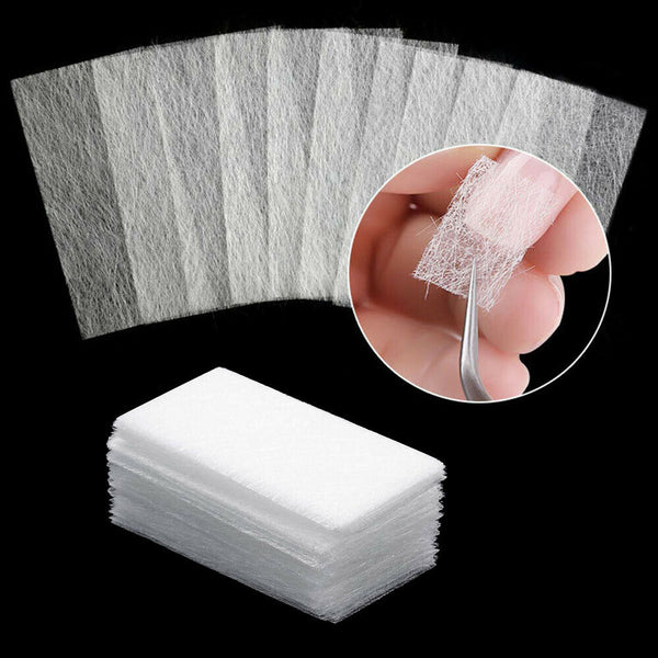 10 Pieces Nail Silk Wrap Repair Kit Extension Silk Fiberglass for Gel Extension