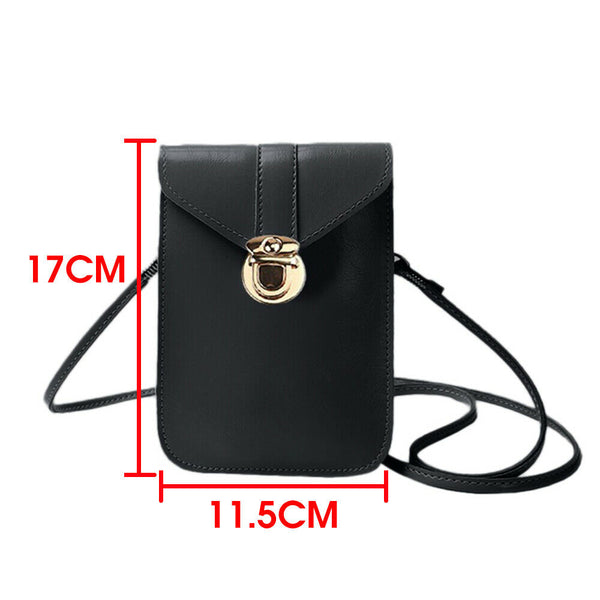 Women Cross Body Bag Ladies Small Wallet PU Leather Crossbody Travel Phone Purse