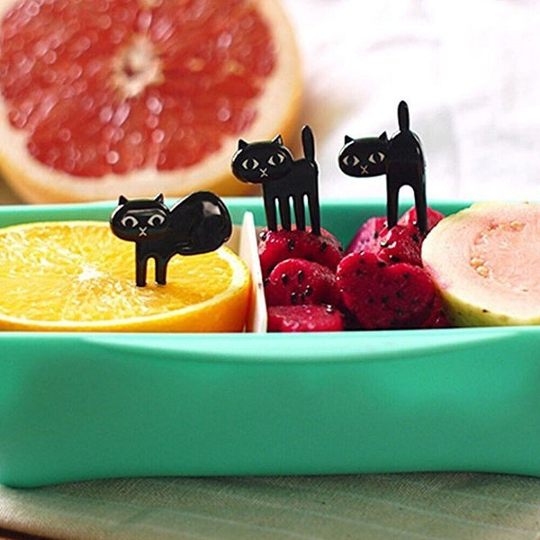 36pcs Fruit Kid Animal Fork Food Mini Forks Lunch Box Accessory Tool Decor