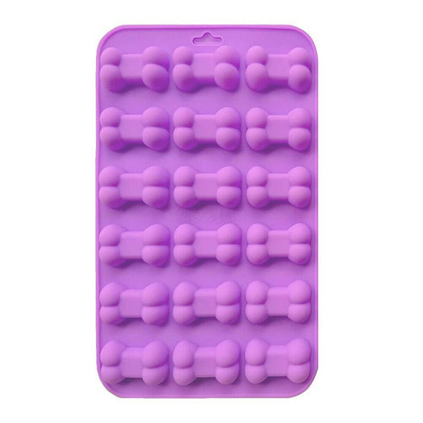 Reusable Silicone Dog Paw Bone Cake Chocolate Mold Cookie Baking Ice Mould Tool