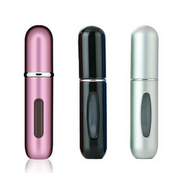 Portable Perfume Atomiser Refill Travel Bottle Mini Pump Spray Scent Pocket 5ML