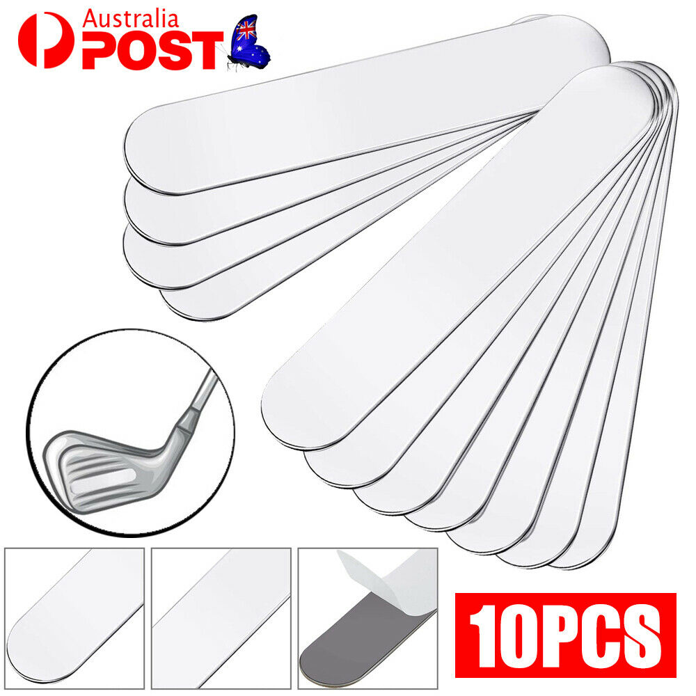 10 Adhesive Lead Tape Strips Add Power Weight To GOLF CLUB Tennis Racket