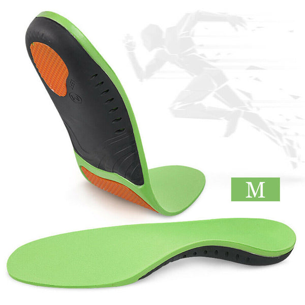 Pair Insole Orthotic Arch Support Shoe Flat Feet Correct Pad Pain Relief Plantar