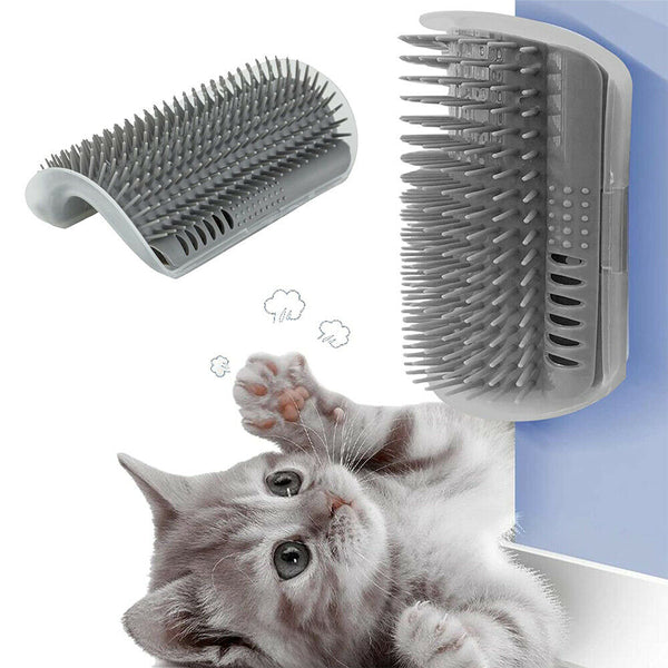 Cat Self Massage Scratcher Brush Comb Wall Corner Cat Scratching Post Comb Toy