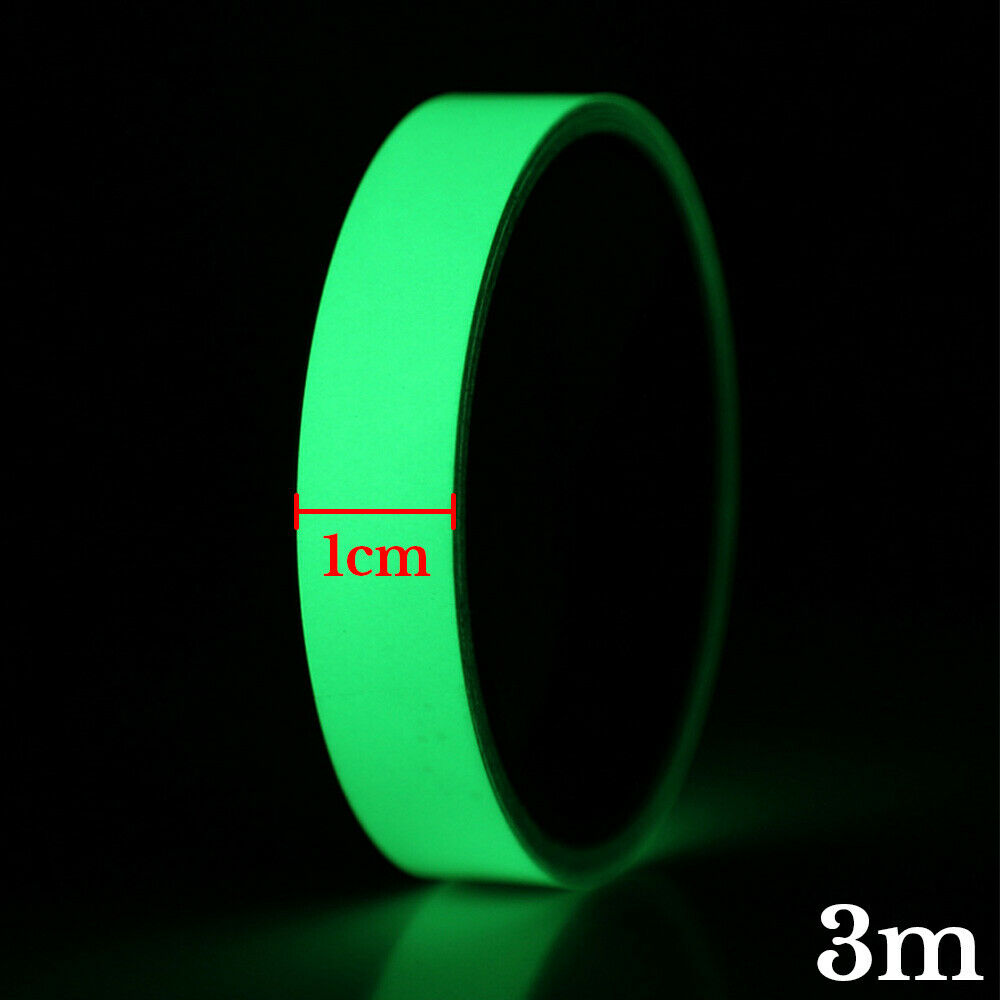 10/15mm x 3Meter Luminous Tape Sticker Decorative Glow in the Dark Safety Tape