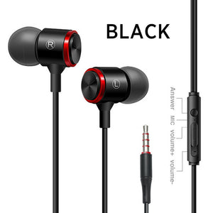 EXTRA BASS Earphones Earbuds Headset Headphones Mic for iPhone iPad Samsung PC