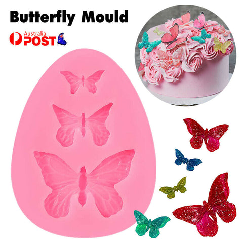 Silicone Butterfly Mould Mold - DIY Craft UV Resin Epoxy Casting Soap Baking