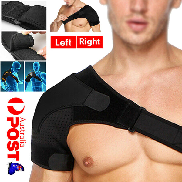 Pain Relief Shoulder Brace Rotator Cuff Support Therapy Belt Sleeve Men Unisex