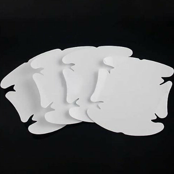 8pcs Car Door Handle Paint Scratch Protector Film Stickers Transparent Clear