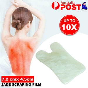 1/3/5/10PCS Natural Guasha Facial Jade Face Body Gua Sha Board Massager Tool AU