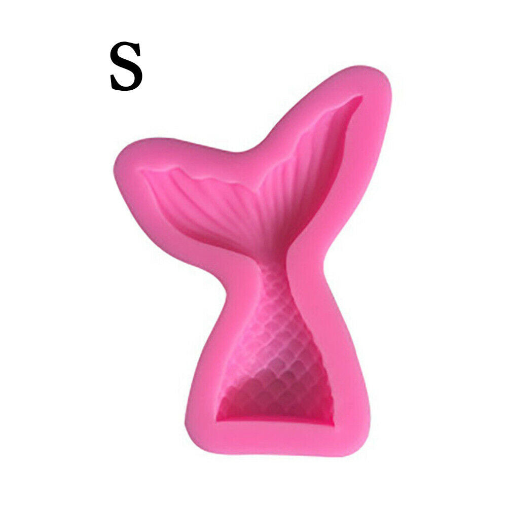 Silicone Mermaid Tail Cake Fondant Mold Chocolate Baking Mould Decor Sugarcraft