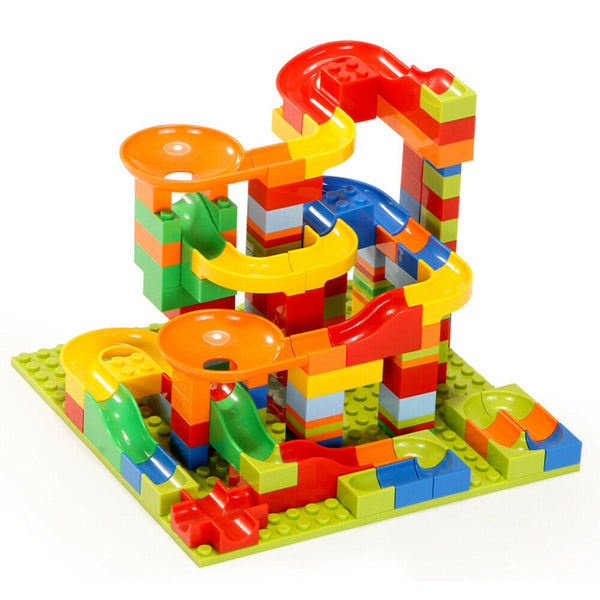 165Pcs Marble Race Run Building Blocks Maze Ball Jungle Track Building Toys Kids