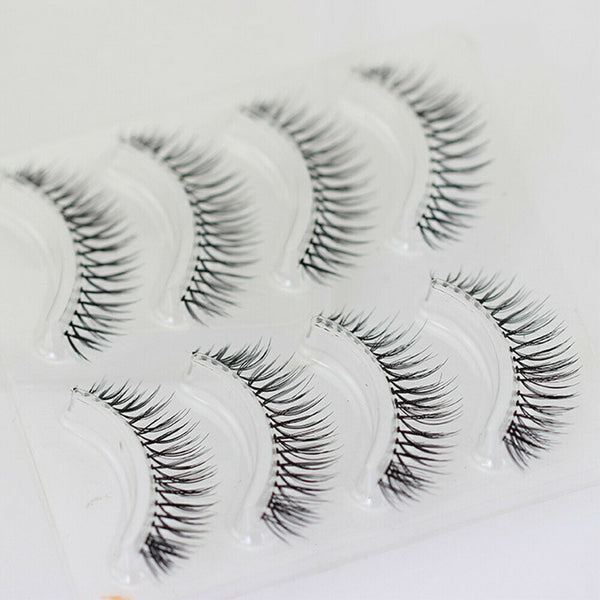 4/5 Pairs Ultra Natural False Eyelashes Handmade Fake Eye Lashes Extension AU