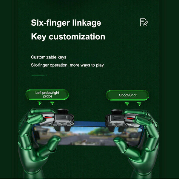 1 Pair Mobile Phone Game Controller Trigger Joysticks For iPhone Android