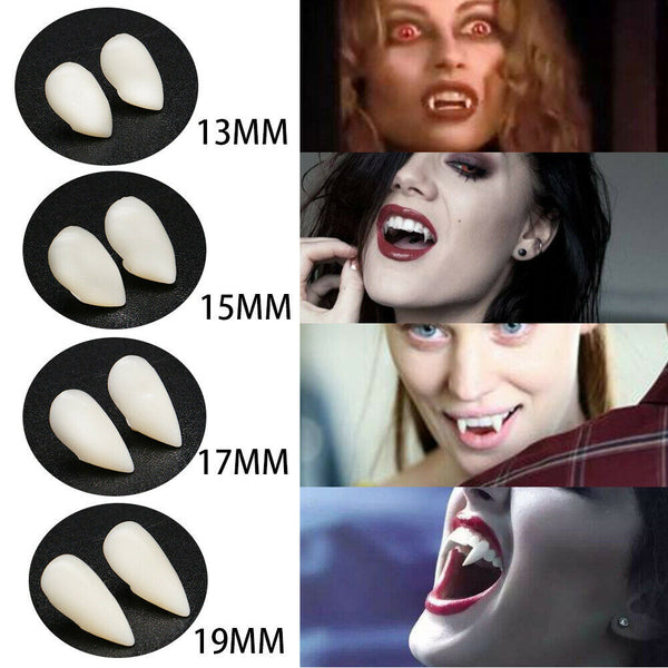 DIY Halloween Costume Party Props Vampire Zombie Werewolf Resin Fangs Tooth Cap