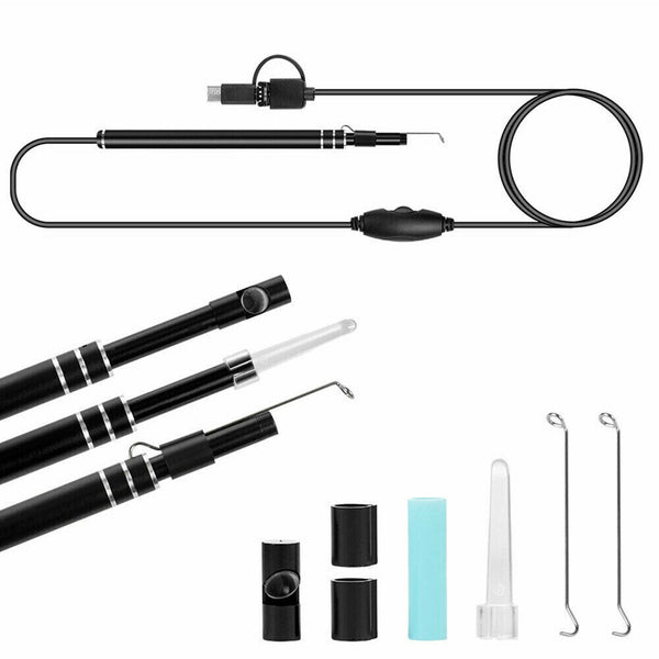 HD Ear Camera Cleaner Endoscope Ear Pick Wax Remover Tool Cleaning USB Otoscope