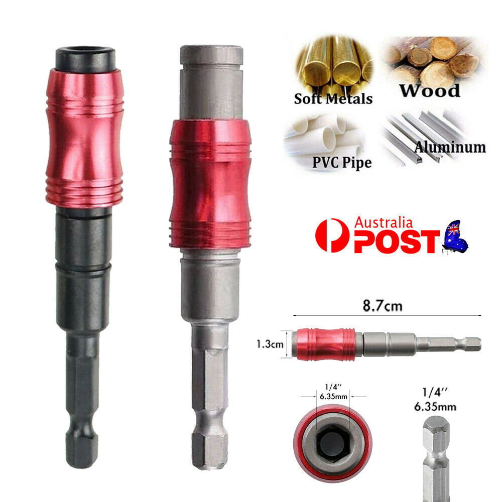 Magnetic Pivot Drill Bit Holder 6.35mm Impact Pivoting Swivel Screw Drill Bits