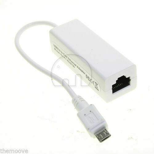 Micro USB 2.0 To RJ45 LAN Ethernet Network Adapter For Mac Wins Linux Android