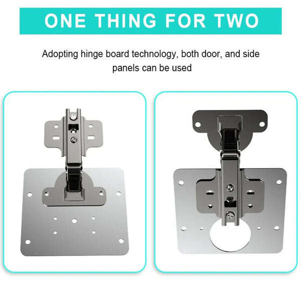 Hinge Repair Plate Stainless Steel Furniture Cupboard Mount Tool For Cabinet Lat