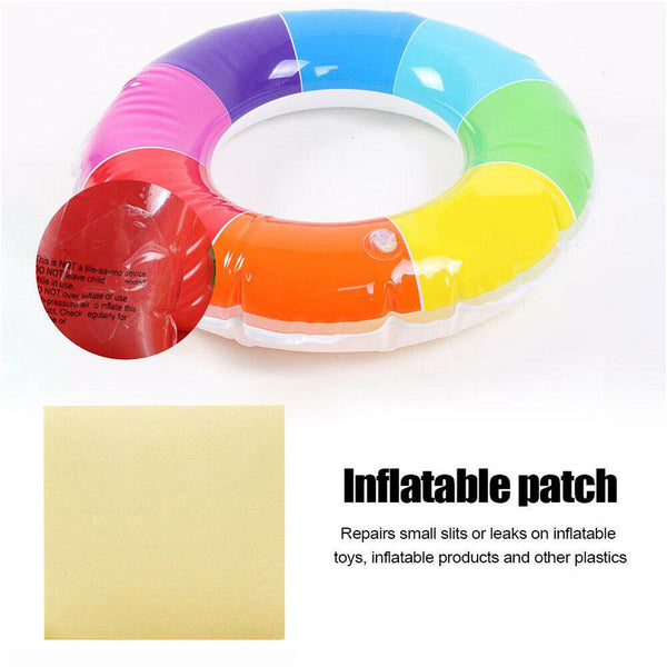 10pcs/set Inflatable Swimming Pool Repair Tool Kits PVC Puncture Patch Glue AU