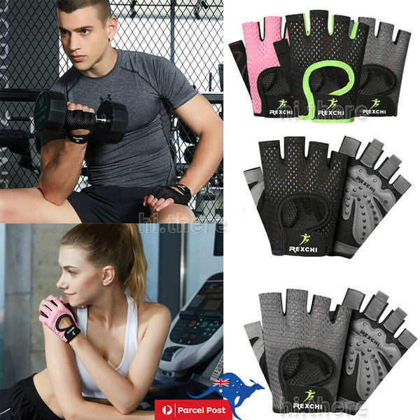 Ladies Fitness Gym Training Gloves Half Finger Gel Weight Lifting Workout Gloves