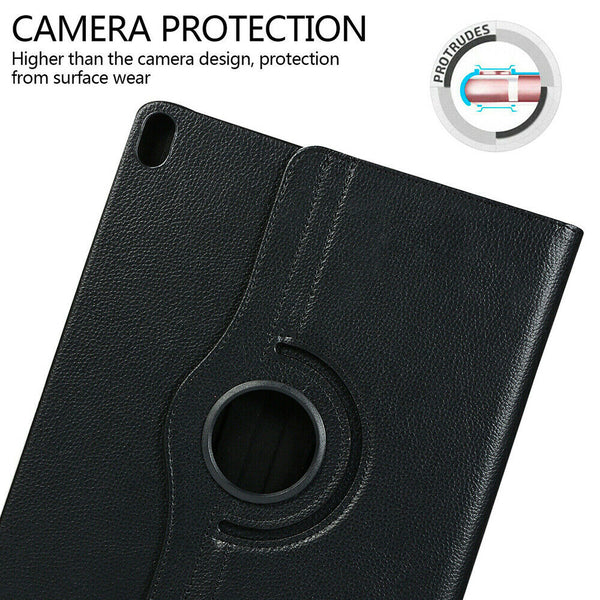 360 Rotating Leather Smart Case Stand Flip Cover for Apple iPad 7th 10.2'' 2019