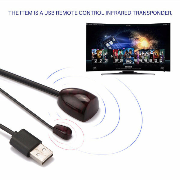 IR Infrared Remote Control Receiver Extender Repeater Emitter USB Adapter