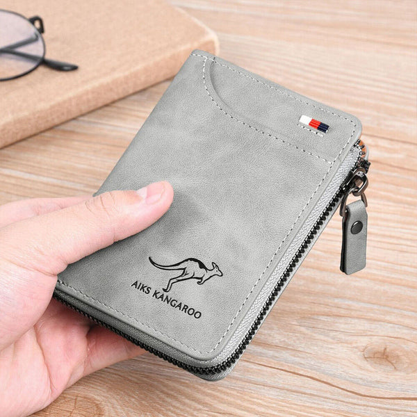 Waterproof Men' RFID Blocking PU Leather Wallet Credit Card ID Holder Purse