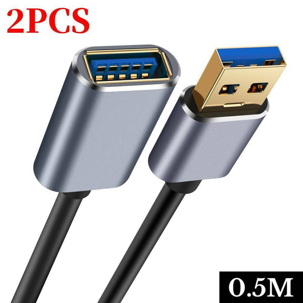 USB 3.0 Cable Super Speed USB Extension/Cable USB Data Extender Lead 0.5/1/1.5M