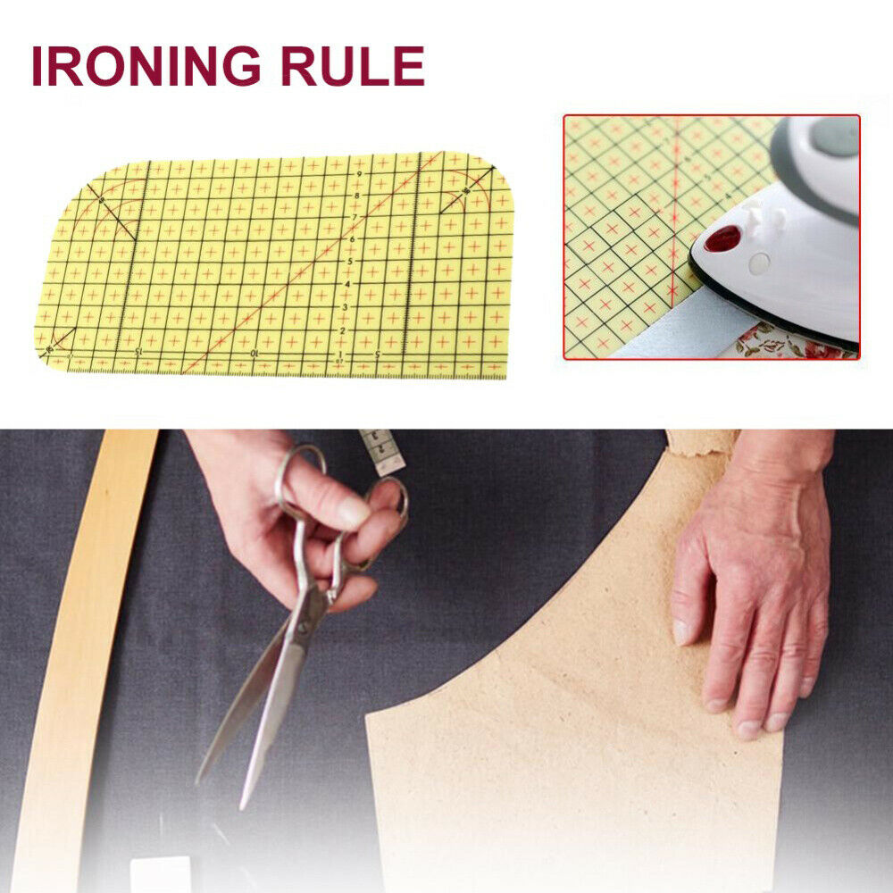Hot Ironing Ruler Patch Tailor Craft Sewing Fabric DIY Clothing