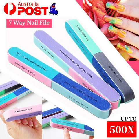 Nail Files Sanding Grit Buffer Emery Gel File Nails Filer Art Pedicure Manicure