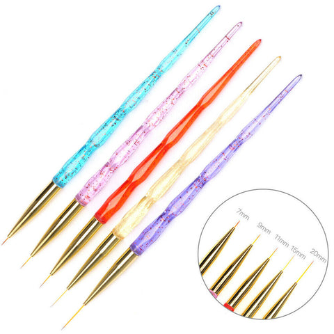 23pcs Nail Art Brushes Dotting Pen Polish Tool Design Set Brush Painting Drawing