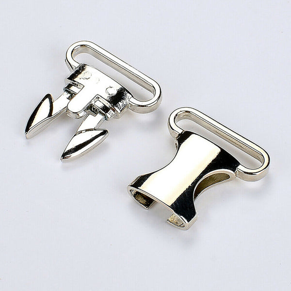 5/10 Metal Quick Side Release Buckle Slider Clip For Webbing Strap Belt DIY 20mm