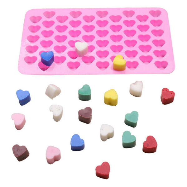 3D Love Heart Shaped Silicone Mould Bakeware Chocolate Cake Ice Baking Mold DIY