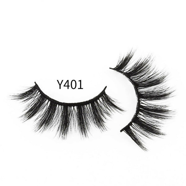 10Pairs 3D Mink Natural Thick False Eyelashes Curly Eye Lashes Makeup Extension