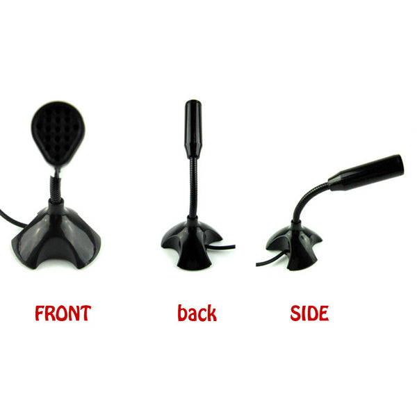 Universal Stand Mini USB Desktop Microphone Mic For PC Desktop Laptop Skype Wins