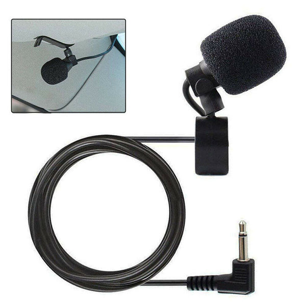 3.5mm Microphone External Mic For Car Stereo GPS Bluetooth Omnidirectional Audio