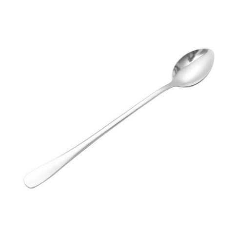 Stainless Steel Coffee Spoons Long Handle Ice Cream Dessert Tea Spoon Drinkware