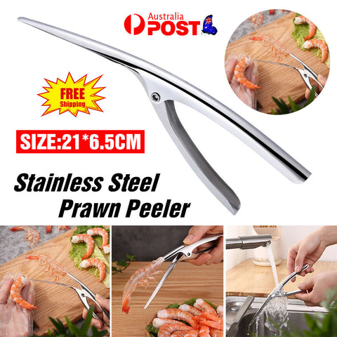 Stainless Steel Prawn Peeler Creative Peel A Kitchen Tool Shrimp Deveiner Device