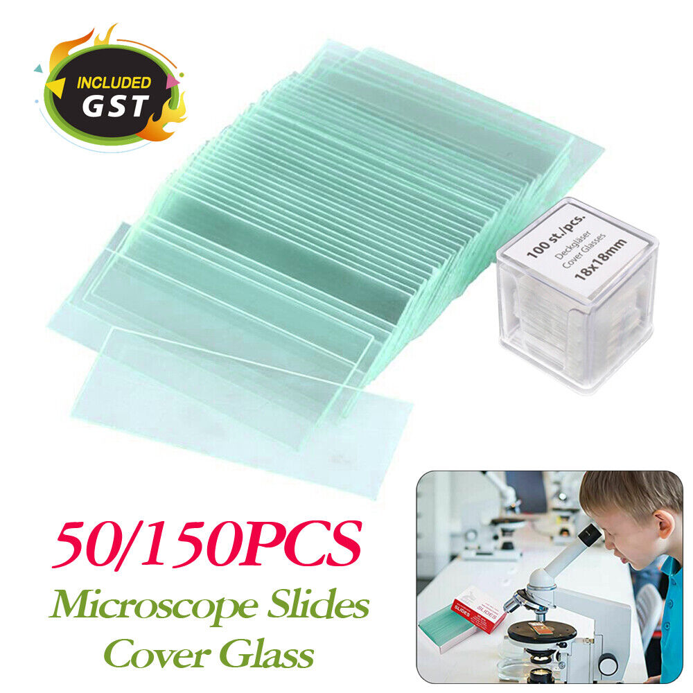 100PCS 18*18mm Coverslip Glass Blood Coverslip for Microscope