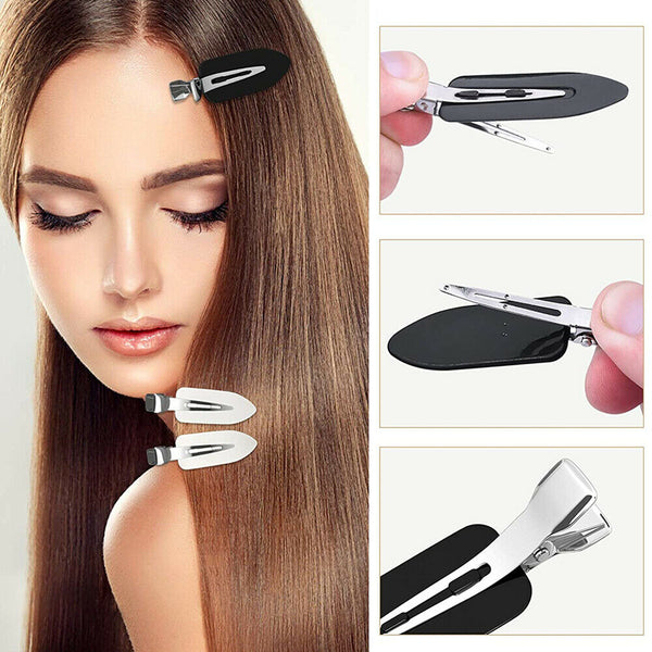 12pcs Women Lady No Bend Hair Clips No Crease Makeup Styling Hair Pin Seamless