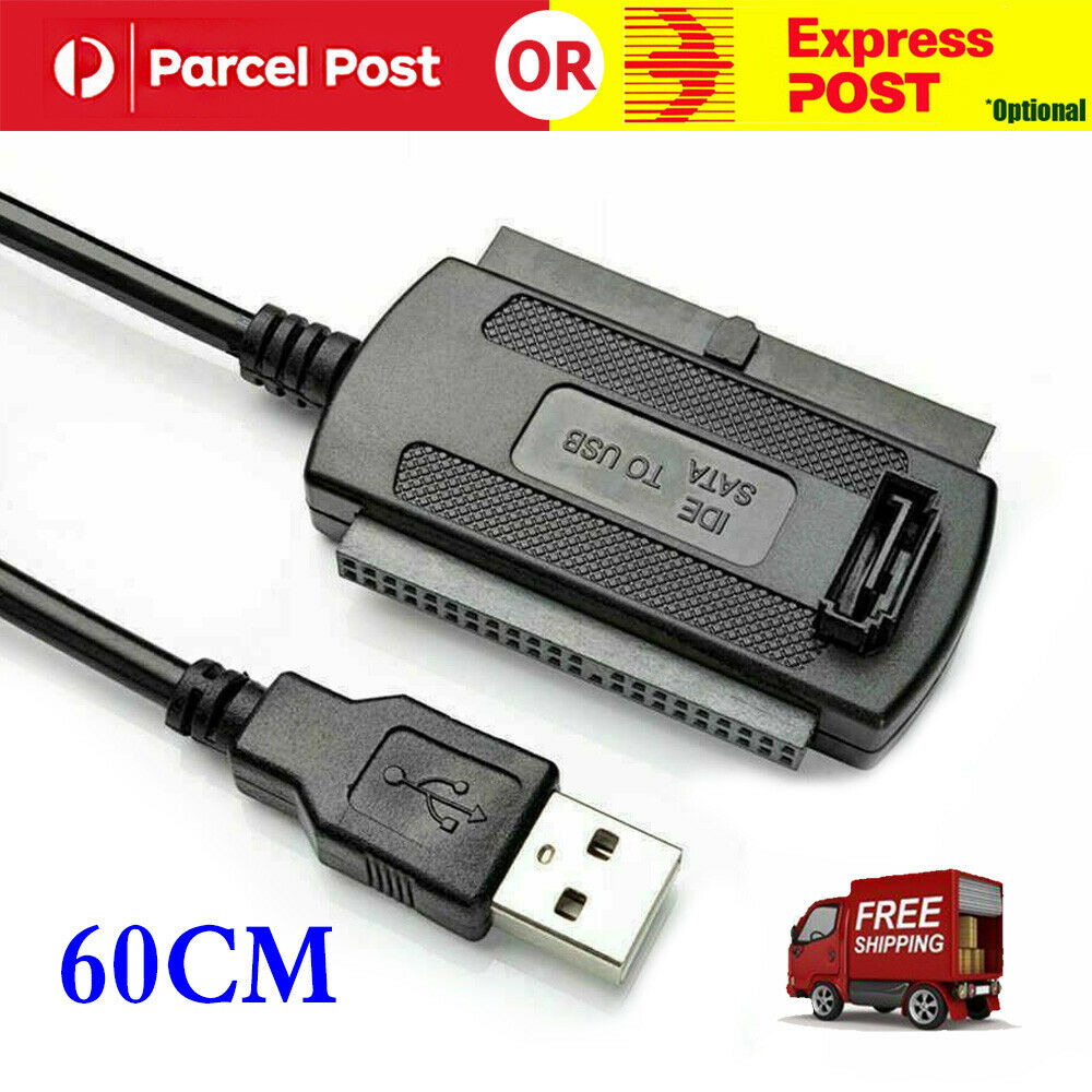 SATA/PATA/IDE to USB 2.0 Adapter Converter Cable for 2.5 3.5'' Hard Drive Disk