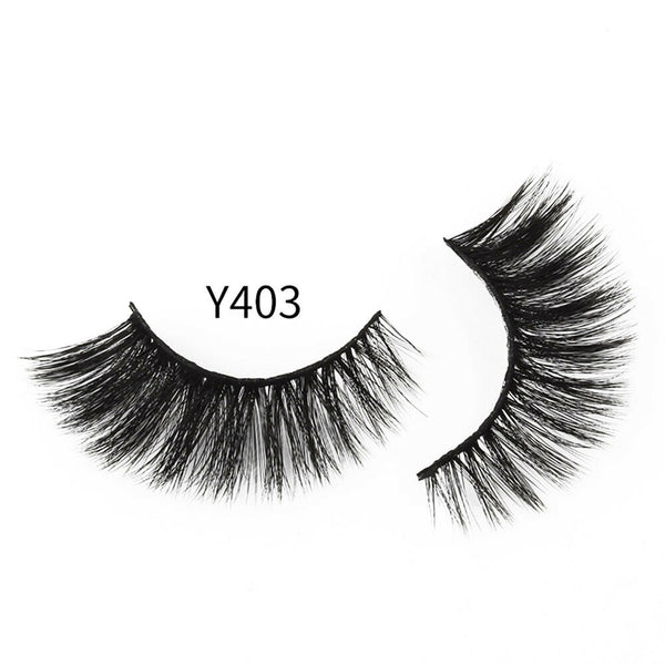 10Pairs 3D Mink Natural Thick False Eyelashes Curly Eye Lashes Makeup Extension