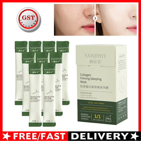 Prime Korean Collagen Firming Mask Hydrating Anti-Aging Face Masks Lazy Mask