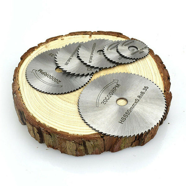 7PCS HSS Circular Saw Blade Set For Dremel Rotary Tool Cutting Wheel Discs Drill