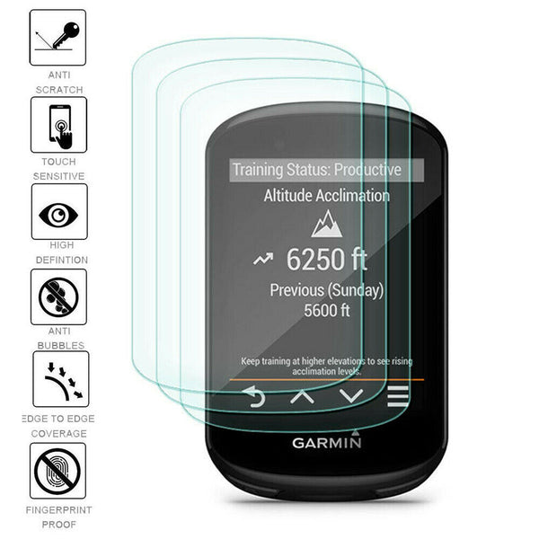 2x Screen Protector for Garmin Edge 530/830 Tempered Glass Screen Protective