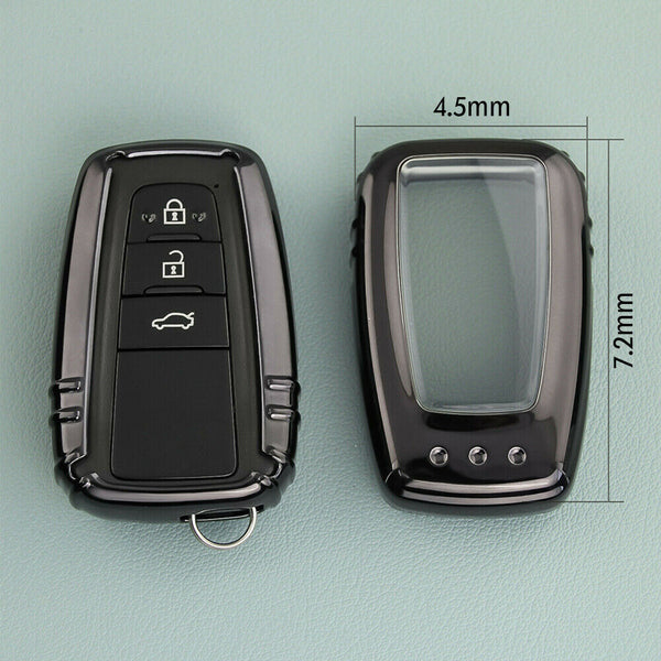 Car Remote Key Case Protective TPU Cover For Toyota Camry/CHR/Corolla/RAV4/86