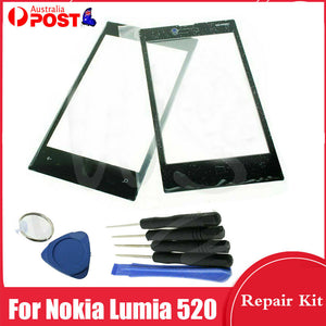 For Nokia Lumia 520 Digitizer Glass Touch Screen Replacement Black With FRAME